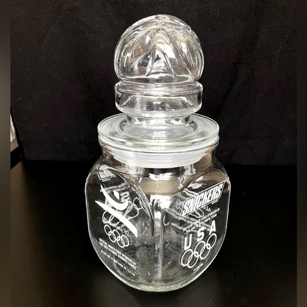 1992 Barcelona Olympic Games Snicker Candy Jar